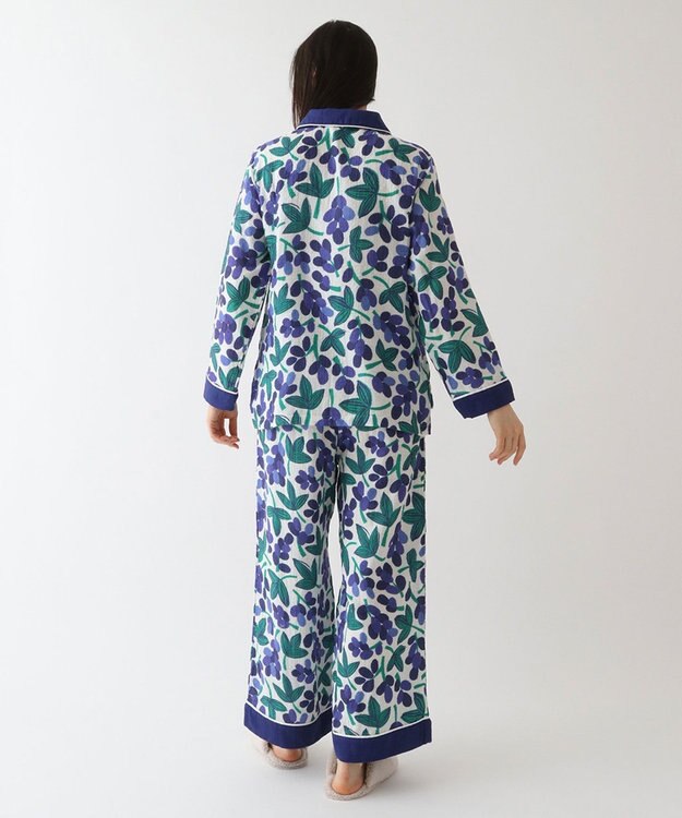 UCHINO マシュマロガーゼ グレープレディスパジャマOA ヴァイオレット