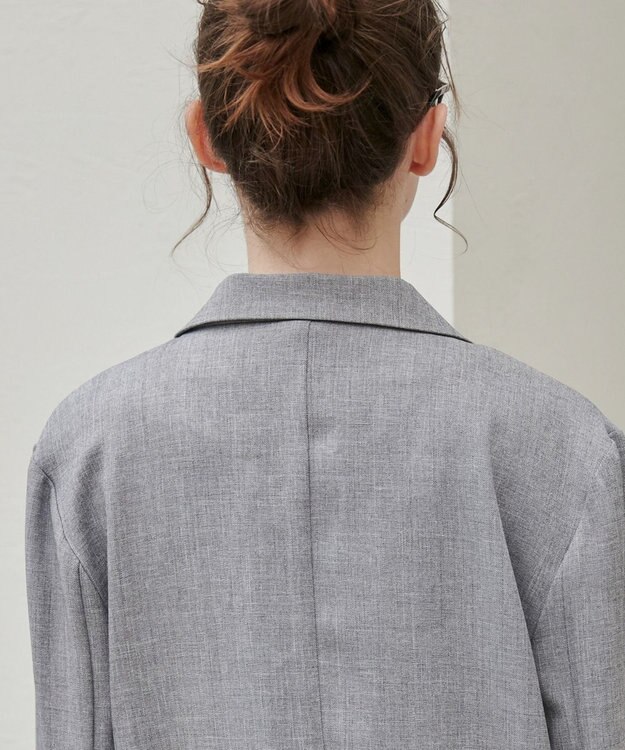 WEGO 【ANGIE VINTAGE】リネンライクジャケット グレー