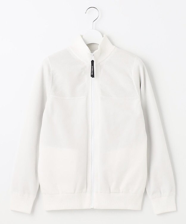 23区GOLF 【23Fondation/WOMEN】ニットブルゾン ホワイト系