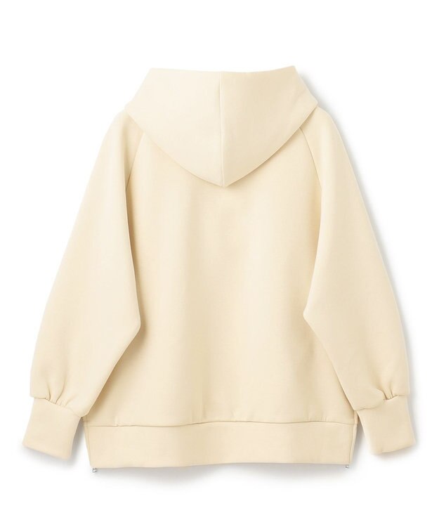 UNFILO 【WEB限定】BEAUTY FORM JERSEY サイドZIP フーディ クリーム