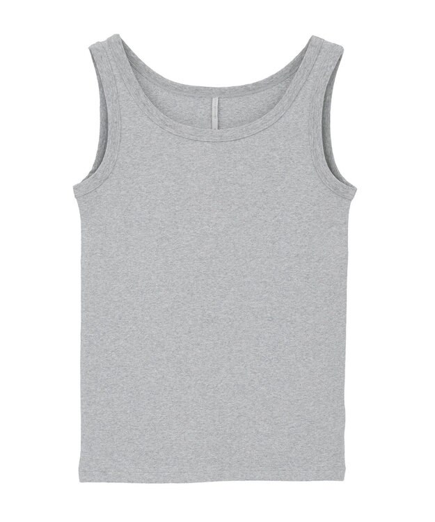 AMERICAN HOLIC ラメテレコタンクトップ Light Gray Mixture