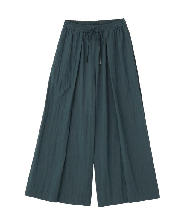 YECCA VECCA 【UVカット/遮熱/接触冷感】COOLタックワイドパンツ Blue Green