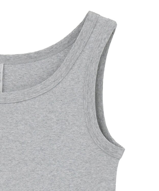AMERICAN HOLIC ラメテレコタンクトップ Light Gray Mixture