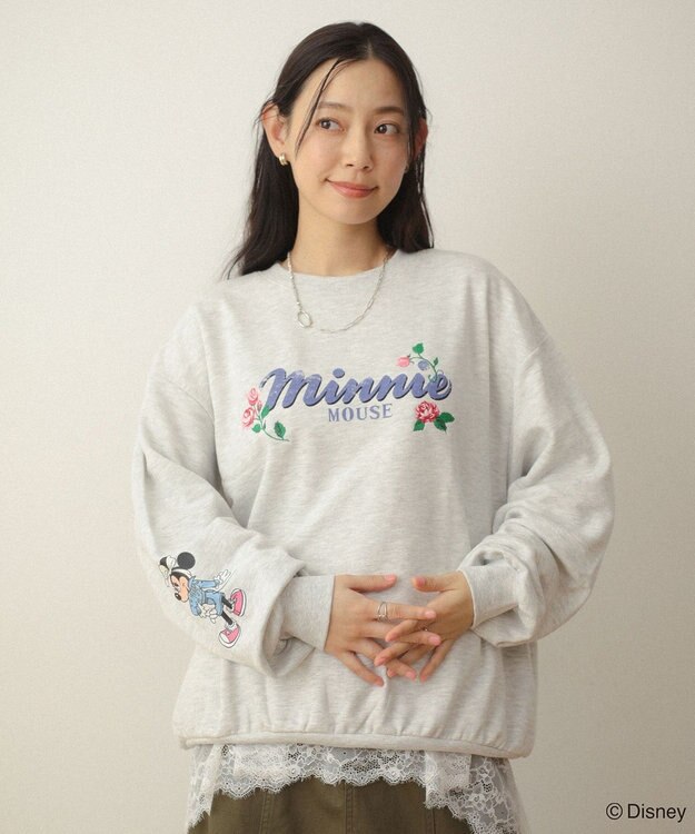 Green Parks ミッキー＆フレンズ／スウェット Gray Mixture