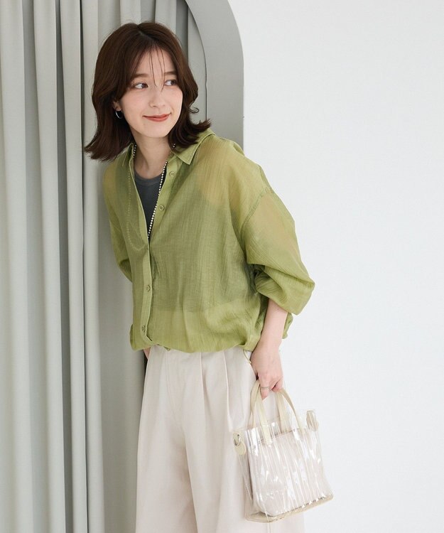 Green Parks ピグメントアメスリタンク Charcoal Gray