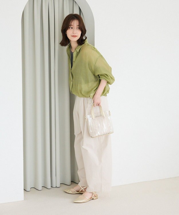 Green Parks ピグメントアメスリタンク Charcoal Gray