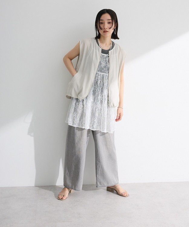 Green Parks ピグメントアメスリタンク Charcoal Gray