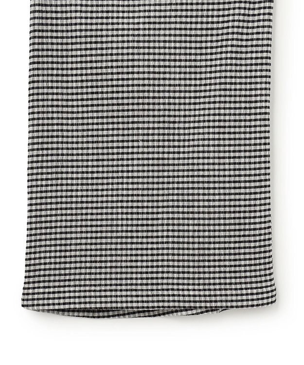 uncrave 【ご好評につき追加生産】ギンガムチェック ワイドパンツ ブラック×ホワイト