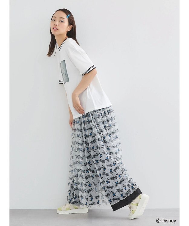 Green Parks オズワルド／ラインフォト半袖ＴＥＥ Off White