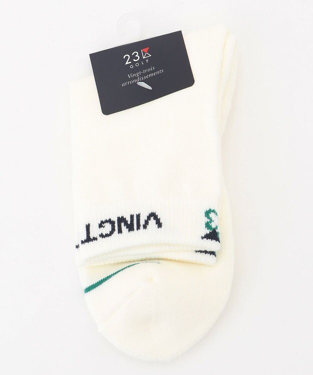 23区GOLF 【WOMEN】シンプルであらゆるウェアとコーディネイト可能◎ ナンバリング ソックス ホワイト系