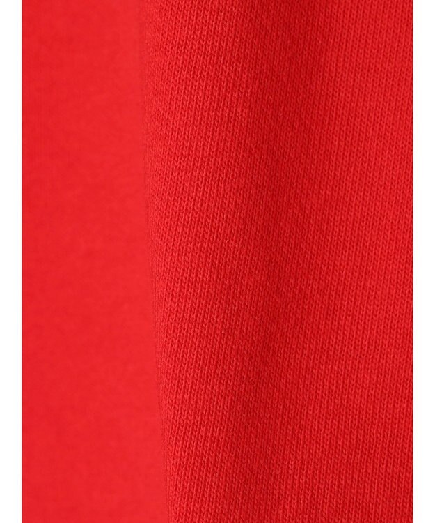 CRAFT STANDARD BOUTIQUE ウ゛ィンテージ風天竺　パール釦クルーカーデＬ／Ｓ Red