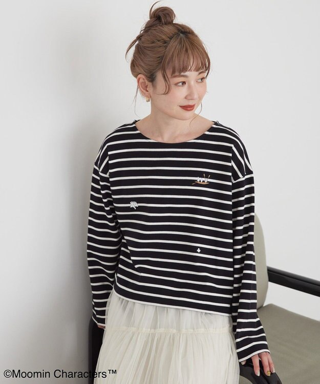 AMERICAN HOLIC Moomin ボーダートップス Black