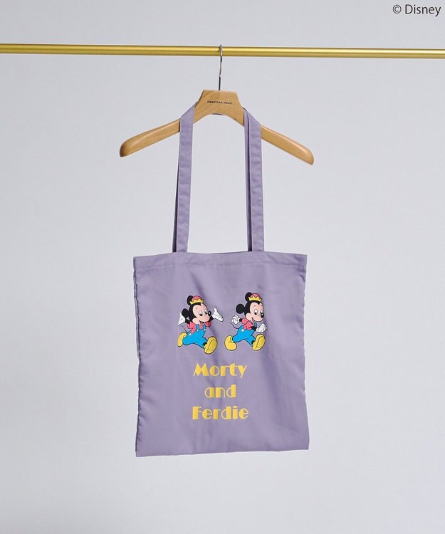 AMERICAN HOLIC 【Mickey&Friends】10ColトートBAG Purple