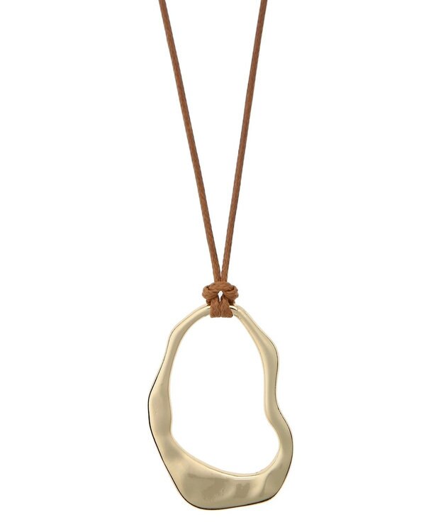 AMERICAN HOLIC ビックニュアンスメタルネックレス Gold