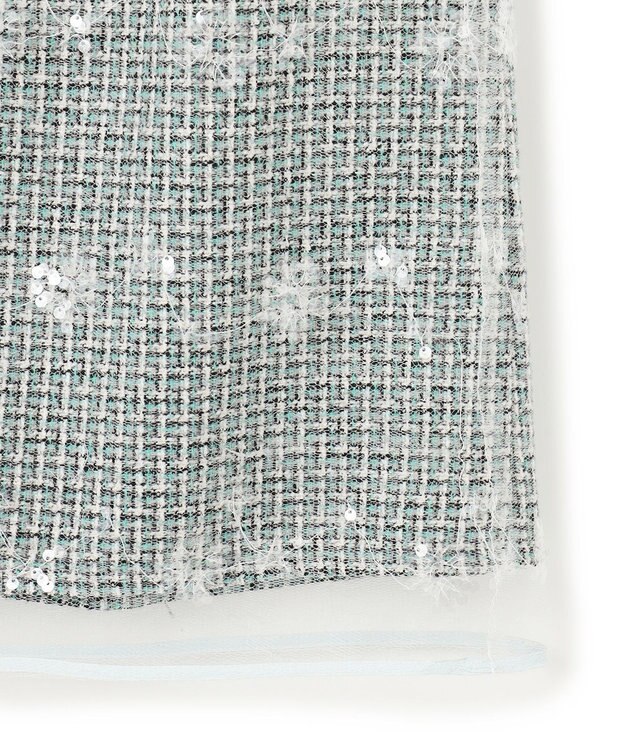 TOCCA SPANGLE OF FLOWER スカート グリーン系5