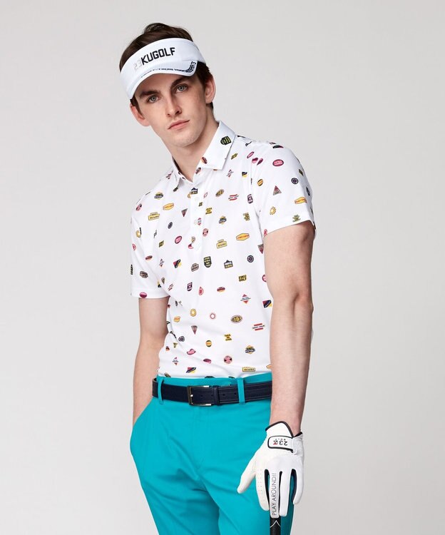 23区GOLF 【UNISEX】ポケッタブル  バイザー ホワイト系
