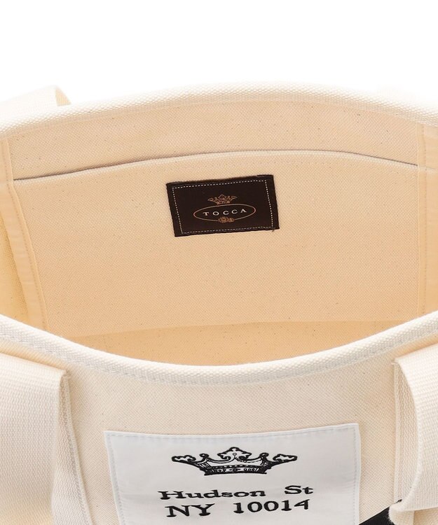 TOCCA 【WEB＆一部店舗限定】TOCCA AVENUE CANVASTOTE キャンバス トートバッグ アイボリー系