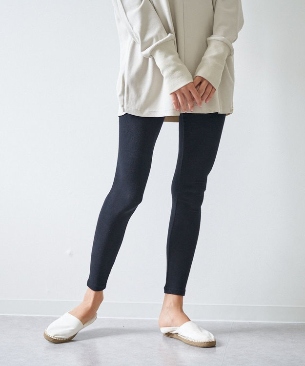 OP／FILA 【OP】あたたか表起毛レギンス ブラック