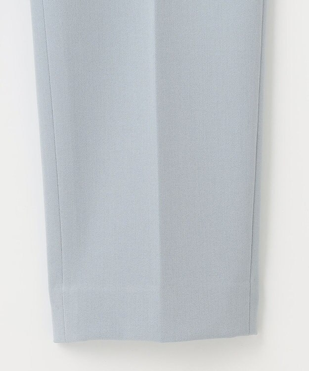 自由区 【XSサイズ～/洗える】TRギャバ テーパードパンツ スカイブルー系