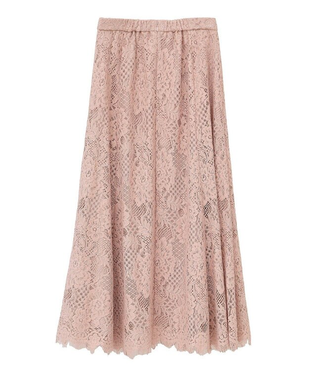 YECCA VECCA スカラップレースマーメイドスカート Black