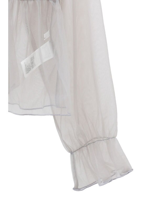 CRAFT STANDARD BOUTIQUE チュール２ｗａｙカーディガン Gray