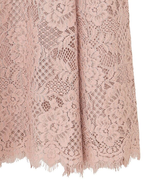 YECCA VECCA スカラップレースマーメイドスカート Black