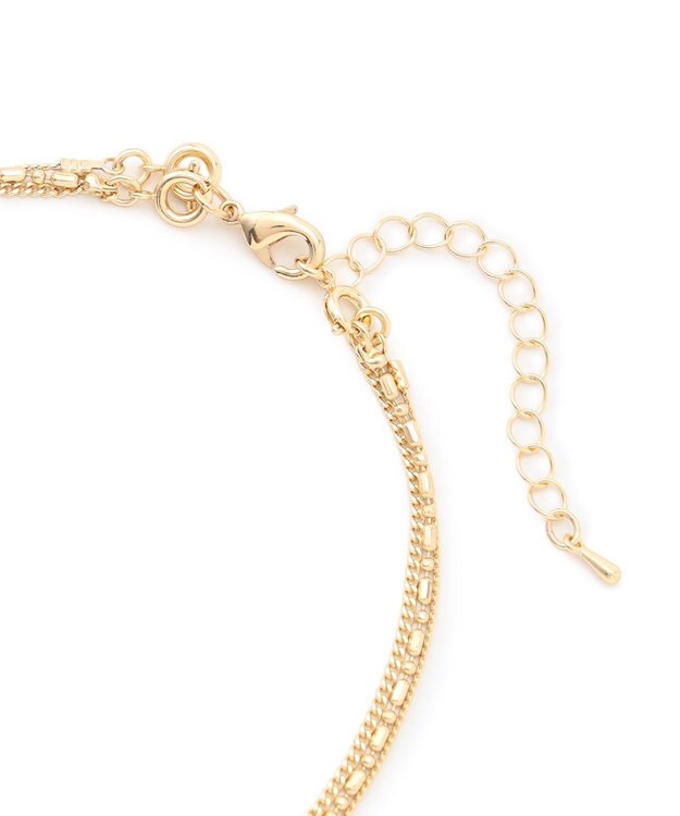 UNFILO マルチWAY 3連ネックレス ゴールド