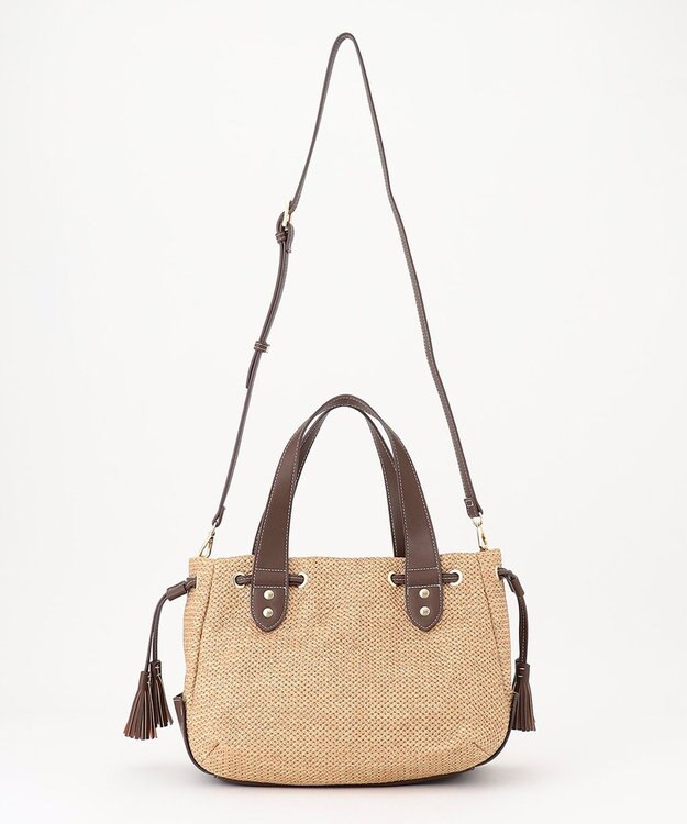 LA BAGAGERIE サイドタッセルサマートート　Mサイズ ベージュ