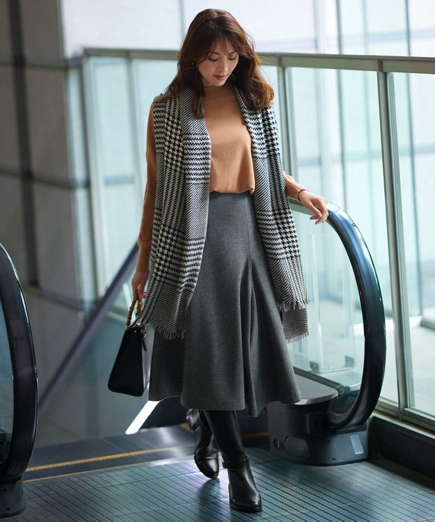 23区 【CLASSY.12月号掲載】RAFFINATA バンブー トートバッグ ブラック系