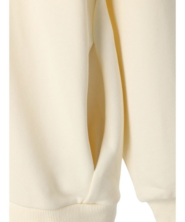 earth music&ecology ロゴスウェットフーディー Ivory