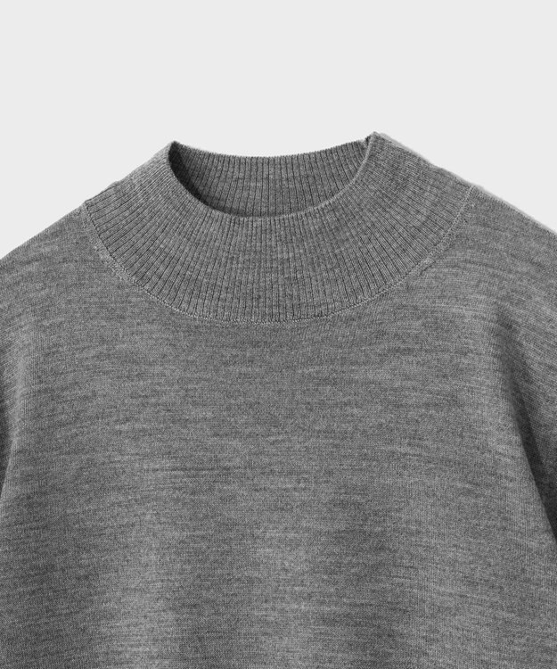 GRACE CONTINENTAL ファインウールニットトップ グレー