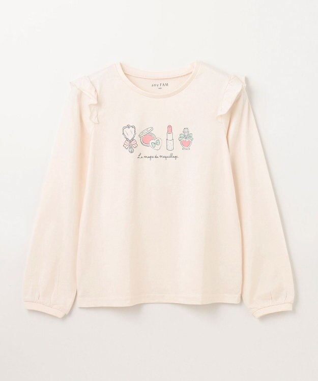 ANY KIDS 【WEB限定】7days プリント Tシャツ オフホワイト×コスメ