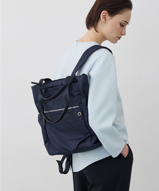 ICB 【新仕様】 2WAYトートリュック ネイビー