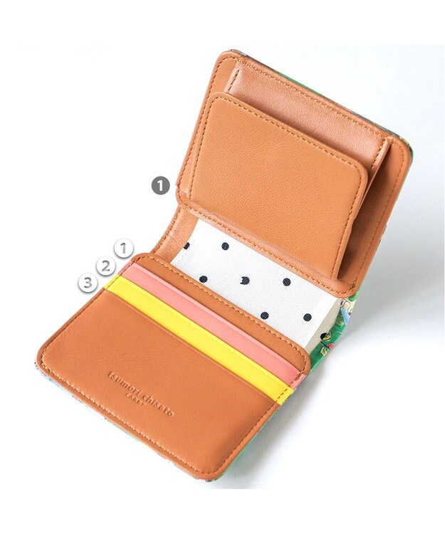 tsumori chisato CARRY カモフラージュサファリ　折り財布 グリーン
