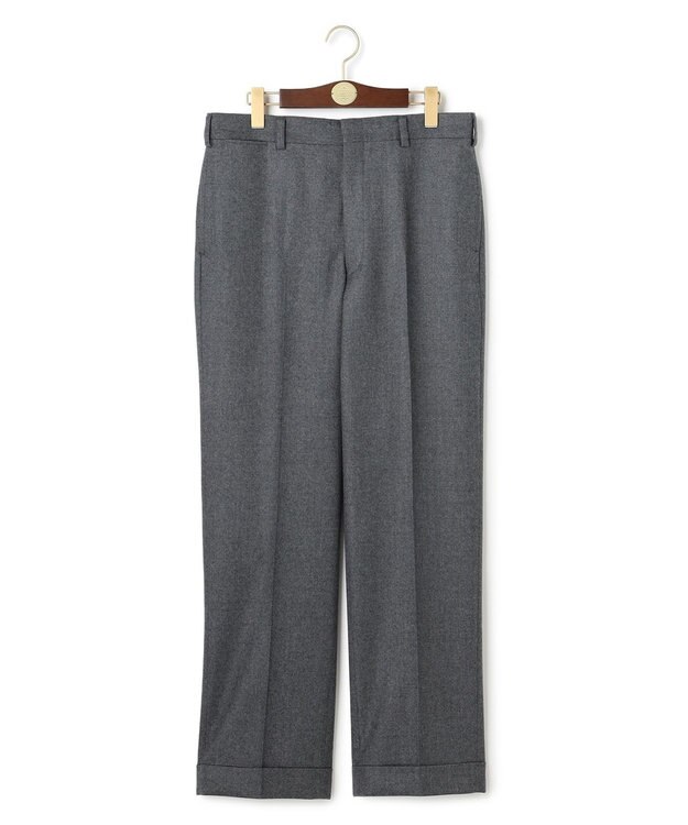 J.PRESS MEN 【J.PRESS ORIGINALS】Peppin Merino Saxony Piped Stem Trousers / Japan Made ライトグレー系