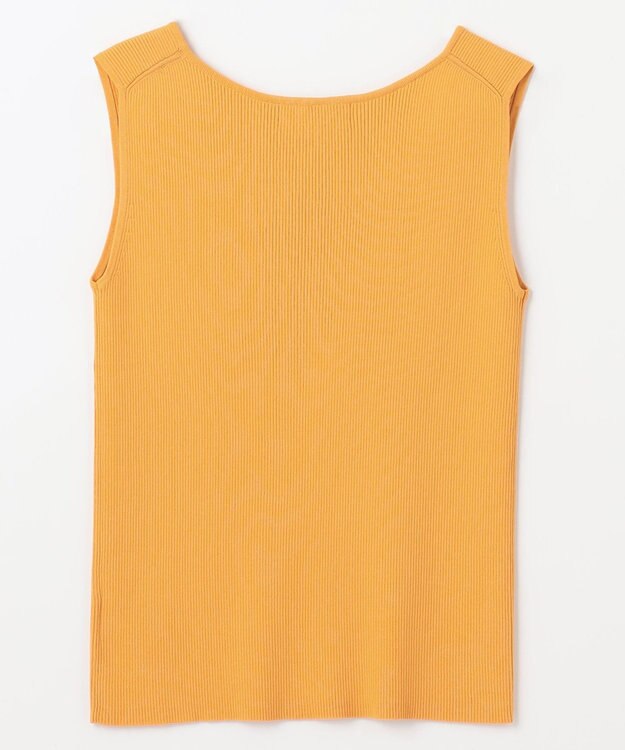 ANY リブニットタンクトップ イエロー