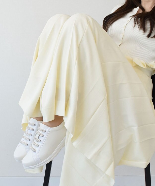 Bridget Birkin 【Bridget Birkin】ラメストーンスニーカー ホワイト