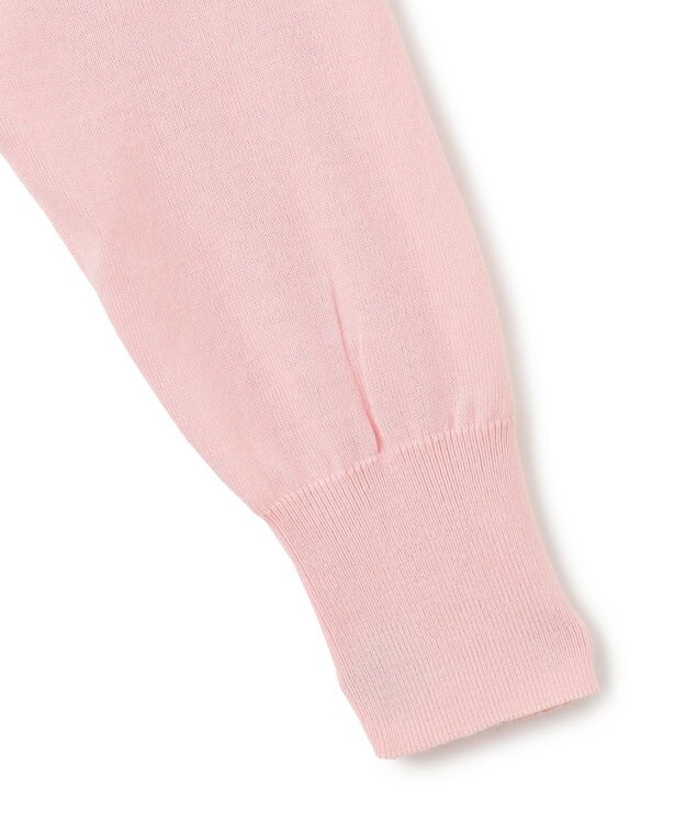 UNFILO ハイゲージウール Ｖネック ピンク