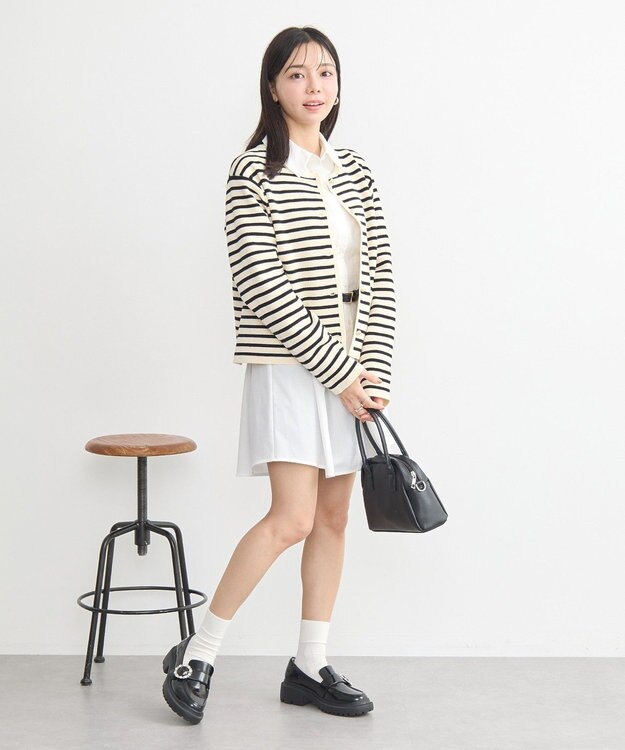 earth music&ecology ウエストタックシャツミニワンピース Off White