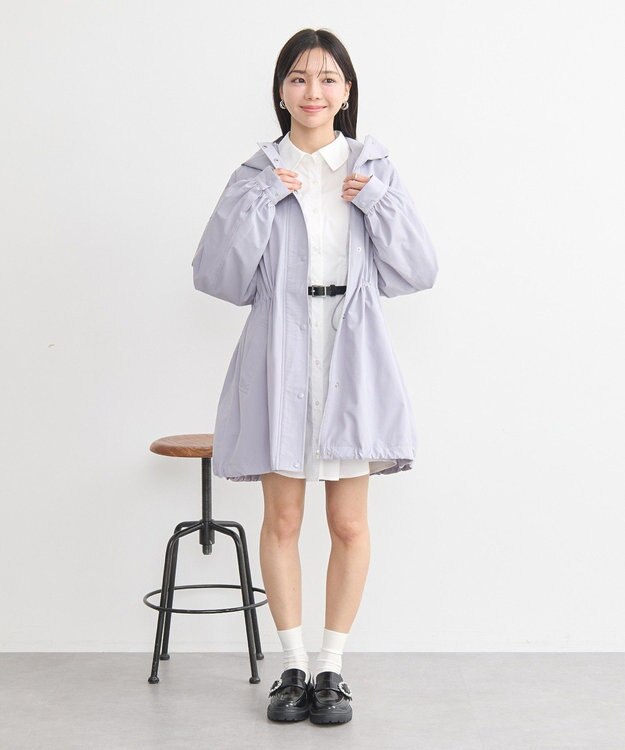 earth music&ecology ウエストタックシャツミニワンピース Off White