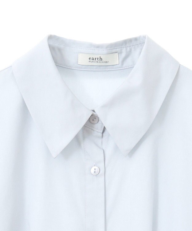 earth music&ecology ウエストタックシャツミニワンピース Sax