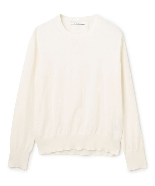 BEIGE， JULIE / サテンニット Ecru