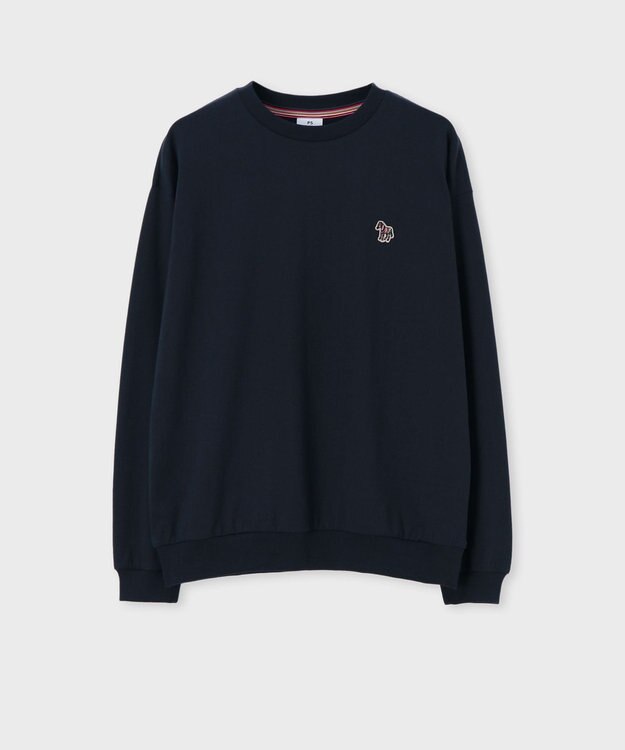 Paul Smith ゼブラ ワンポイント 長袖Tシャツ ネイビー