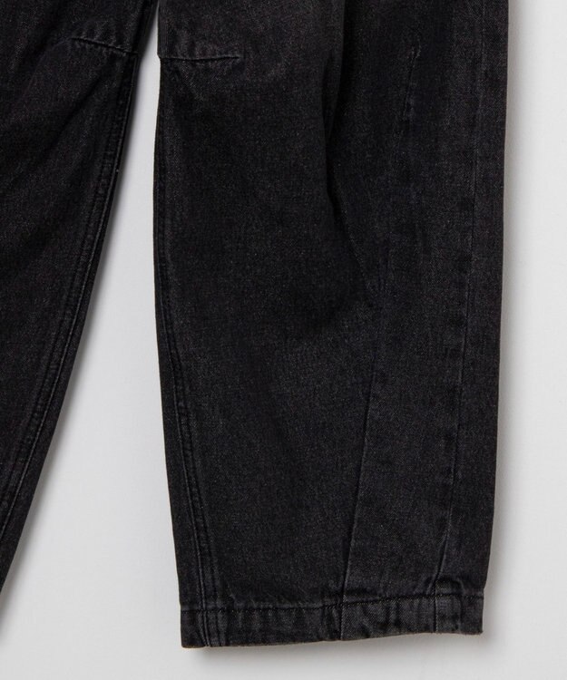 WEGO カーブデニムパンツ ブラック中濃色
