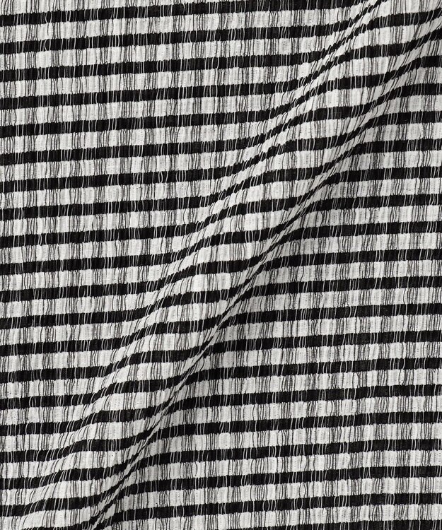 uncrave 【ご好評につき追加生産】ギンガムチェック ワイドパンツ ブラック×ホワイト