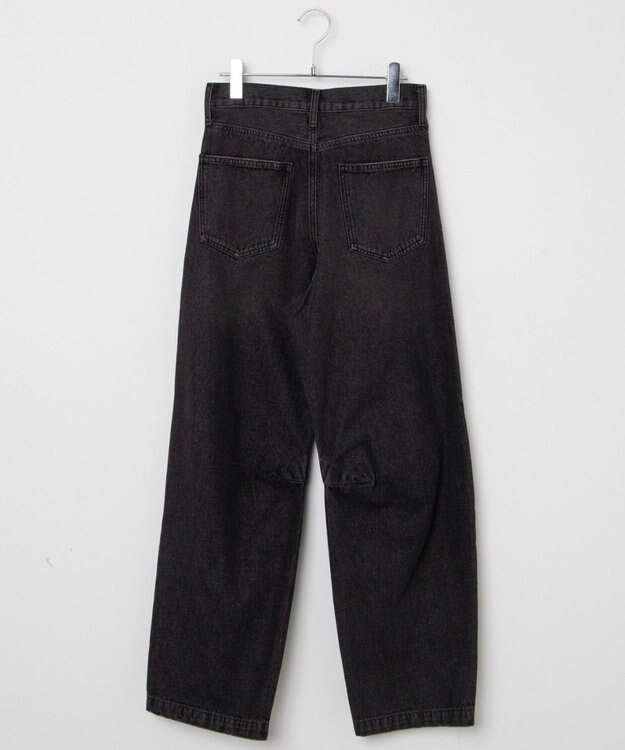 WEGO カーブデニムパンツ ブラック中濃色