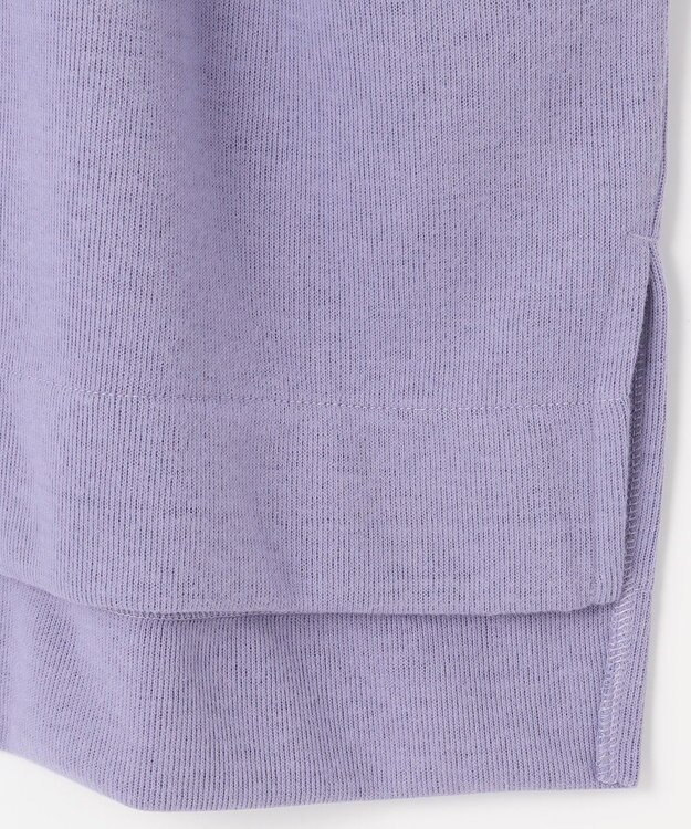 ANY 【洗濯機可】クルーネックポンチョ ラベンダー