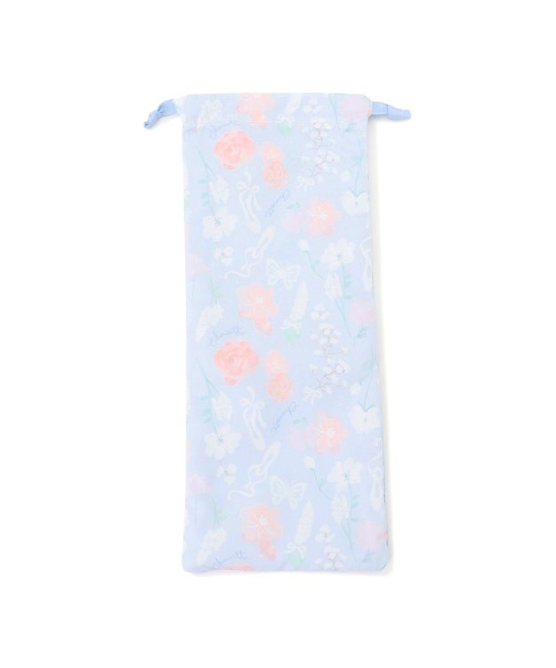 Chacott フラワー半メッシュ巾着S ベビーブルー