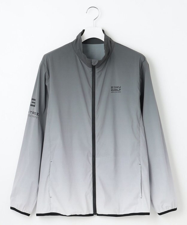 23区GOLF 【MEN】【撥水・ストレッチ】ライトブルゾン ライトグレー系