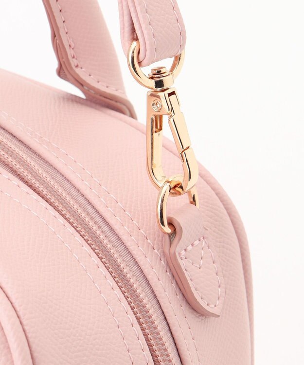 ANY SIS 【2WAY】チャーム付きスクエア ボストンバッグ ピンク